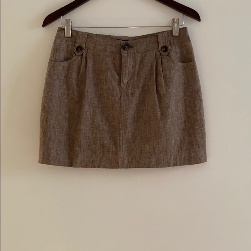 Forever21 Brown Linen Skirt